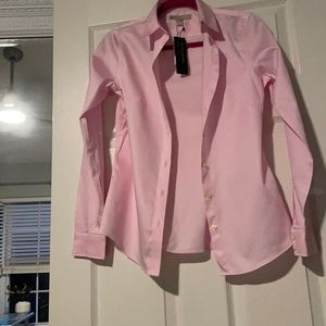 Banana Republic Beautiful Pink Button Down